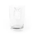 segasworksのねむいアフリカオオコノハズク Water Glass :back