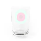 CORONET70のサークルa・ペパーミント・ショッキングピンク・ チョコ Water Glass :back