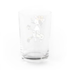 ビューン ワークスのミケ猫　ヤギーニャ　ベーシスト Water Glass :back