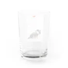 chackyuzuのぼくたぬきじゃないよ Water Glass :back