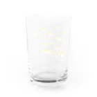 ゆずずショップのマアジだってソーシャルディスタンス Water Glass :back