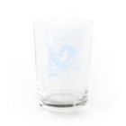 ねこかんEATERS🐾出張SHOPのジンメテぴっち・青 Water Glass :back