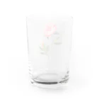 YURI MIUの芍薬 ＊ Pink Peony 02 Water Glass :back