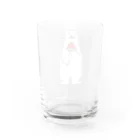 ワカボンドのシロクマさん、あまりの暑さにスイカを食べる。 Water Glass :back