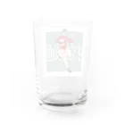 おむやきそばのラーメンが好きな女の子 Water Glass :back