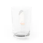 おむやきそばのポニーテールの女の子（夏） Water Glass :back