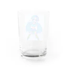 襾川いん@不退転(自由なる青:Freiheit Blau)のセイレーン壱河ちゃん Water Glass :back