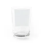 ヨープキャンが気になったの緑模様 Water Glass :back