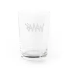 WANA'SのWANA'Sロゴ　シンプル版 Water Glass :back