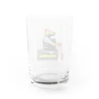 animal office lady おーえるのKUMAMURIN変身後 Water Glass :back