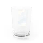 シンプル屋さんの絵画のような Water Glass :back