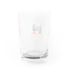 かにさんの立体の四角 Water Glass :back