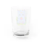 touriの怪獣とりんご Water Glass :back