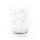 ぴょろりんちょ🐤のごろ寝しながらスイカを食べるぴよ Water Glass :back