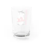 もふもふミュージアムの前髪切りすぎねこ Water Glass :back