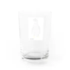 ためしにのモジデペンギン Water Glass :back