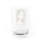 haseromanのclear girl Water Glass :back