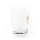 HAKINASHiの【クリーム文鳥まる】グラス グラス反対面