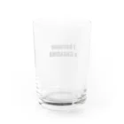 marukomekunのI become a GRANDMA Water Glass :back