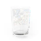 ハチドリ販売所の日本の春 桜B Water Glass :back