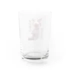 メリアさんがいっぱいのあくびneko daisuki Water Glass :back