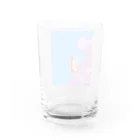 穂純の尻尾を掃除するえび Water Glass :back