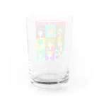 INASBY 髑髏毒郎のボサボサちゃんヘアカタログ Water Glass :back