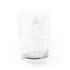 色羽にほへとのヤマセミさん Water Glass :back