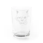 SMS shopの骨ロゴ（タバコ） Water Glass :back