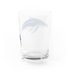 Coshi-Mild-Wildのザトウくじらだよ🐋 Water Glass :back