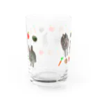 いきもの大好き！ほほえみフレンズのウサギぱらだいす！ Water Glass :back