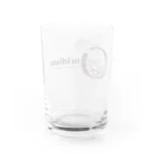 Oncidium  by minamisenaのLOGO 紫陽花 Water Glass :back