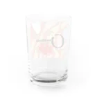 Oncidium  by minamisenaのフラワー✖️ロゴ Water Glass :back