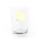 Astrio SUZURI店のシテンヤッコちゃん Water Glass :back