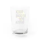 DREAMERの雑貨屋さんのROCK REGGAE POP BOSSA Water Glass :back