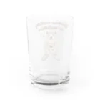 キッズモード某のワラビーを履いたクアッカワラビー Water Glass :back