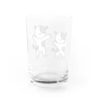 Blue Addressのモーモーうしさんペア Water Glass :back