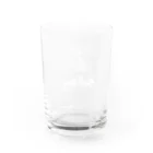 吉原＊留偉の髑髏の王（ホワイト） Water Glass :back