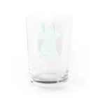 あおがえる。の正座待機のカエルさん Water Glass :back