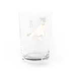 猫カフェ ぶぅたんグッズショップの川口のおっさん Water Glass :back
