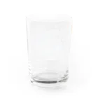 加糖みちるのショップのシルエットドラゴン Water Glass :back
