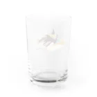 Astrio SUZURI店のムラサメモンガラちゃん Water Glass :back