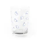 BARE FEET/猫田博人の超架空アザラシ・ブルー Water Glass :back