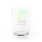 momolove のなが～い首のカメ Water Glass :back