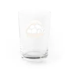 うさぎちゃんアイランドのうさトッツォ（おしりver.） Water Glass :back