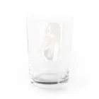 dahlia shop SUZURIのdahlia2 （背景透過） Water Glass :back