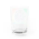 Chiiの龍体フトマニ図グッズ Water Glass :back