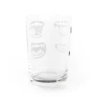 限界屋のお口くん Water Glass :back