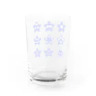 usa100のヒトデとクラゲ Water Glass :back