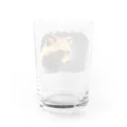 有限会社サイエンスファクトリーのたぬきのリンク　黒 Water Glass :back